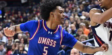 Martin Somerville from UMass Lowell. (James Snook-Imagn Images)